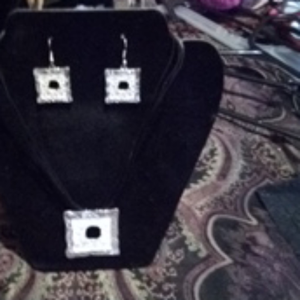 Necklace and earrings